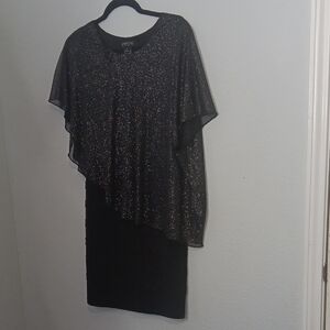 Enfocus Studio Black and Silver Dress